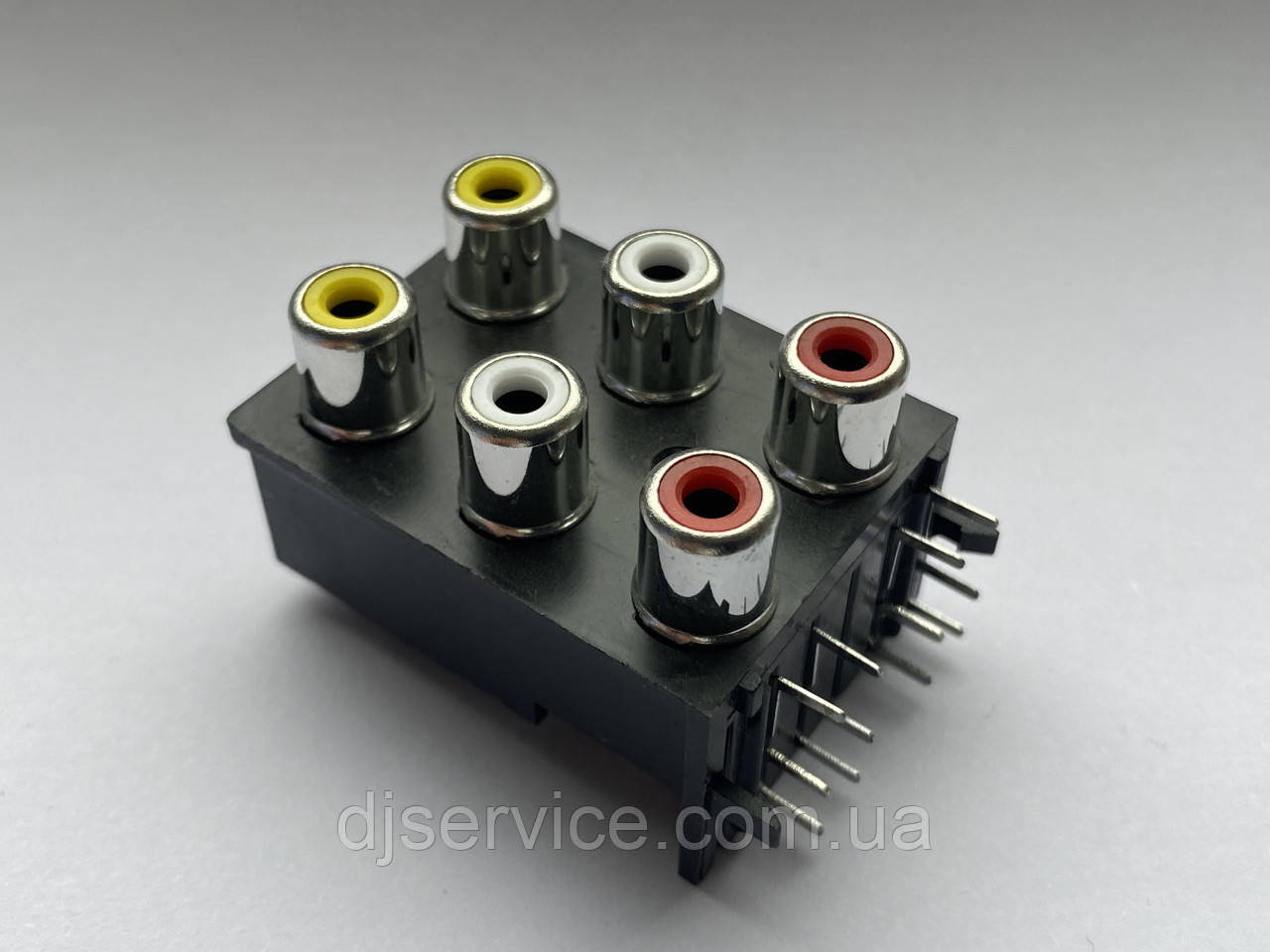 Роз'єм RCA (тюльпани) 6p (54) для пультів VESTAX