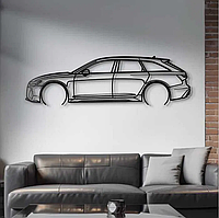 Деревянный декор для дома, декоративное панно на стену Audi RS6