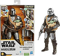 Интерактивный набор Мандалорец и Йода Звездные войны Star Wars Galactic Action The Mandalorian & Grogu F5194