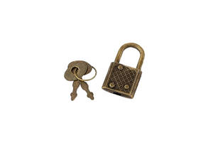 Замок навісний декор C286 ст-латунь
