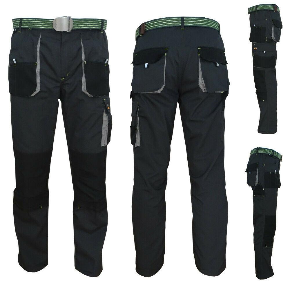 Штани робочі захисні демісезонні унісекс з кишенями спецодяг робочий  FORECOT, робочі штани