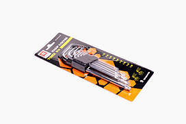 Набір ключів TORX 9 пр., Т10-50, L = 180 мм DK-ST34-918