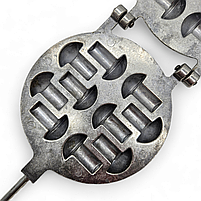 Форма алюмінієва для випікання печива "Грибочок" з дерев'яними ручками, фото 2