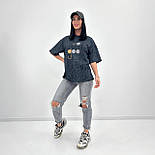 Жіноча футболка вільного крою "Do good" (Туреччина) Норма та батал, фото 5