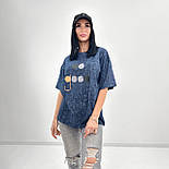 Жіноча футболка вільного крою "Do good" (Туреччина) Норма та батал, фото 7