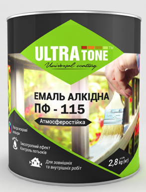 Емаль ПФ-115 «ULTRAtone» Чорна