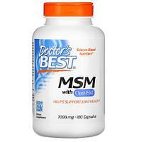 Препарат для суставов и связок Doctor's Best MSM with OptiMSM, 180 капсул CN9417 SP