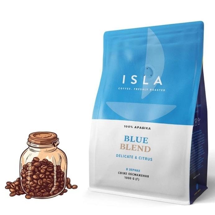 Кава в зернах ISLA  BLUE BLEND 1 кг