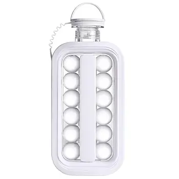 Силіконова форма для льоду у вигляді пляшки на 17 кульок Ice Cube Tray Силіконова форма для заморожування