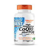 Витамины и минералы Doctor's Best CoQ10 plus PQQ High Absorption, 60 капсул CN7058 SP