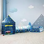 Дитячий ігровий намет намет 3 в 1 Замок Складаний ігровий замок з сумкою для перенесення, фото 4