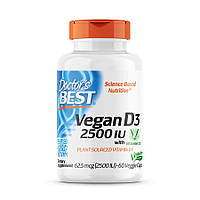 Витамины и минералы Doctor's Best Vitamin D3 2500 IU, 60 вегакапсул CN7843 SP