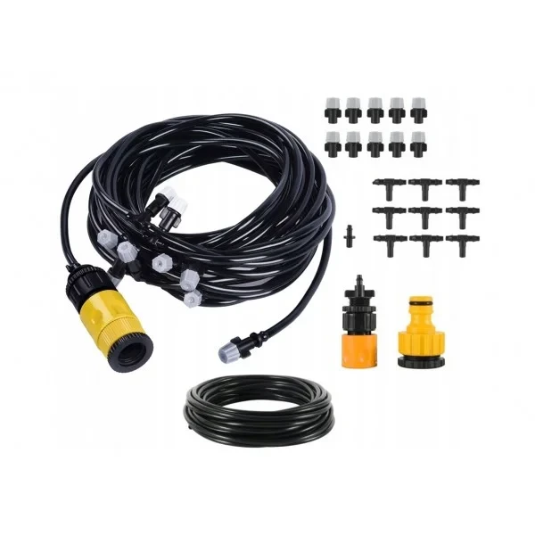 Автоматична садова насадка для поливу Aqualin 15 м Універсальна система поливу саду та городу, фото 1