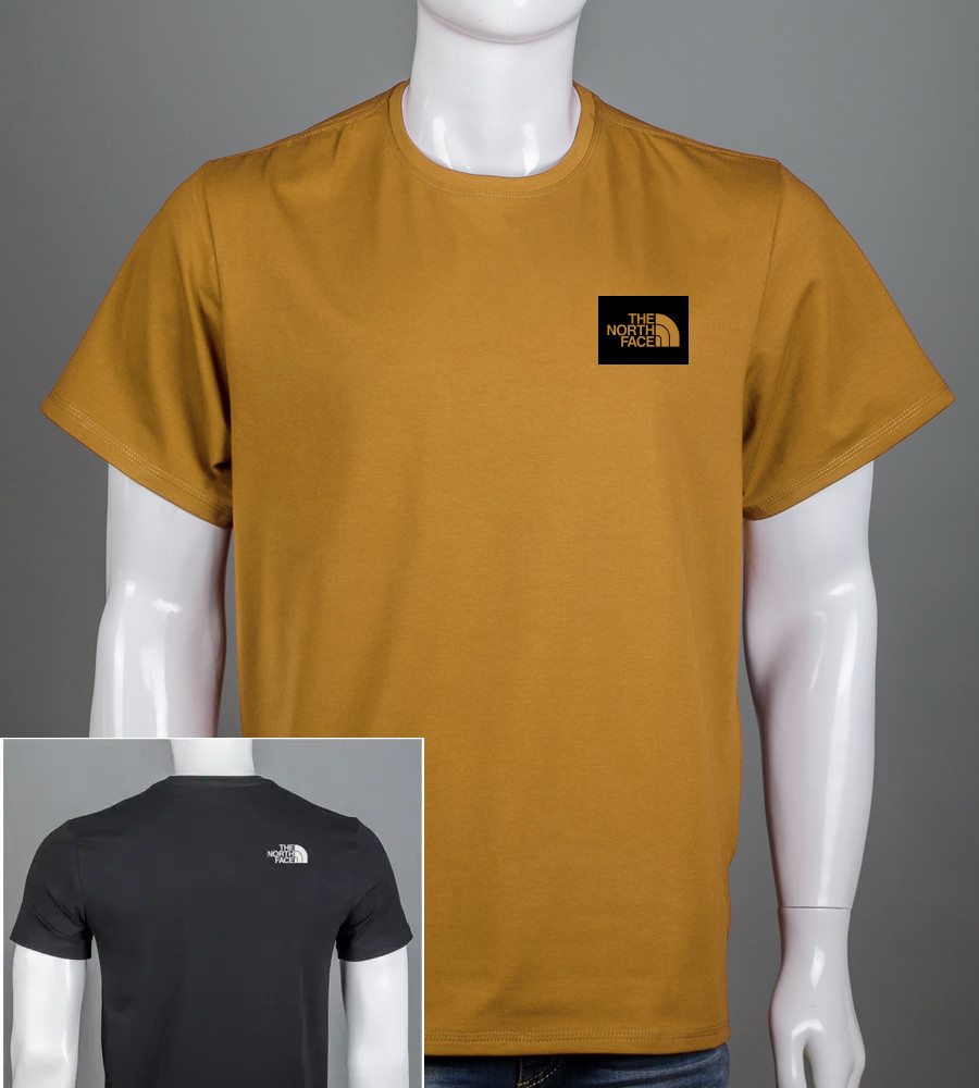 Футболка батал TheNorthFace Гірчиця 2407б, 3XL (1шт)