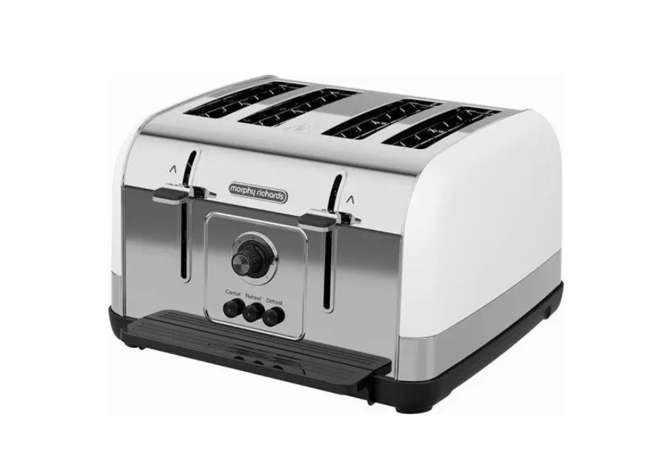 Тостер на 4 тости Morphy Richards Venture 240134 1800вт. 7 режимів. Нержавіюча сталь, фото 1