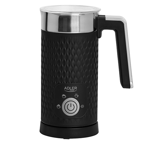 Капучинатор спінювач молока Adler AD 4494b 500вт. 300мл. 4 режими, Чорний