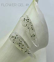 Flower gel Crooz гель с сухоцветами для наращивания и дизайна ногтей объем 5 мл