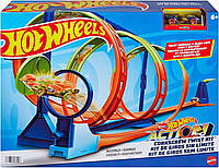 Игровой набор Трек Хот Вилс Тройная петля Hot Wheels Corkscrew Triple Loop Track Set (HMX41)