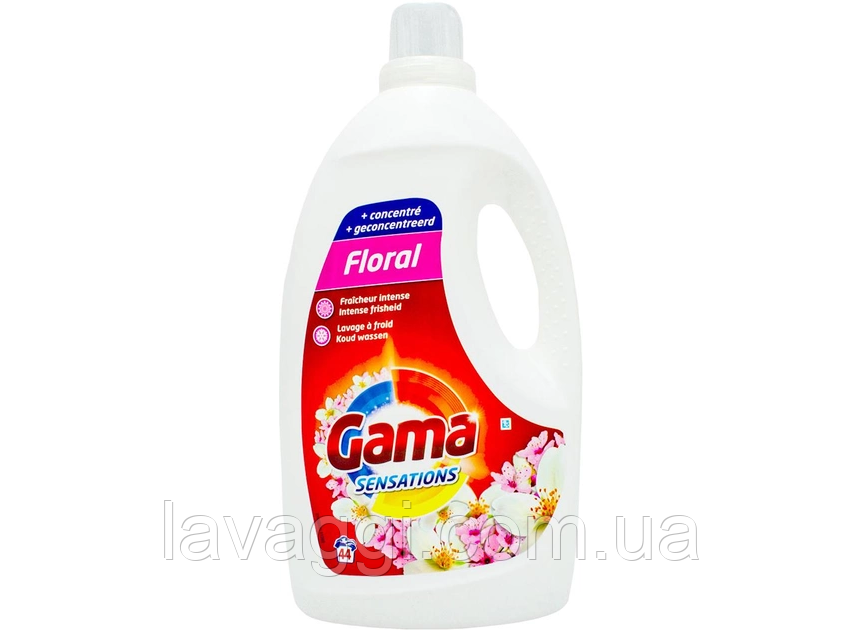 Гель для прання Gama Floral Sensation на 44 прання 2,2 л