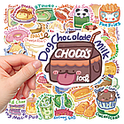 Вінілові стікери з милими ілюстраціями їжі, фото 3