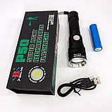 Потужний ліхтар із можливістю зарядки, Оригінальний ручний ліхтар Надпотужний лід CF-36, фото 7