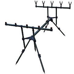 Рід під на 5 вудилищ Weida з рогачами - Карповий рід під підставка під 5 вудилищ у чохлі