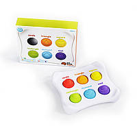 Игрушка-антистресс Fat Brain Toys Dimpl Duo Брайль Цвет Форма Название (FA208-1)