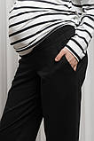 Чорні спортивні штани для вагітних DIDO TR-21.051 Юла мама, фото 7