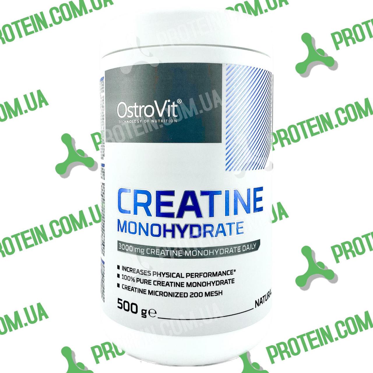 Моногідрат Креатину OstroVit Creatine 500 г Без Смаку Natural