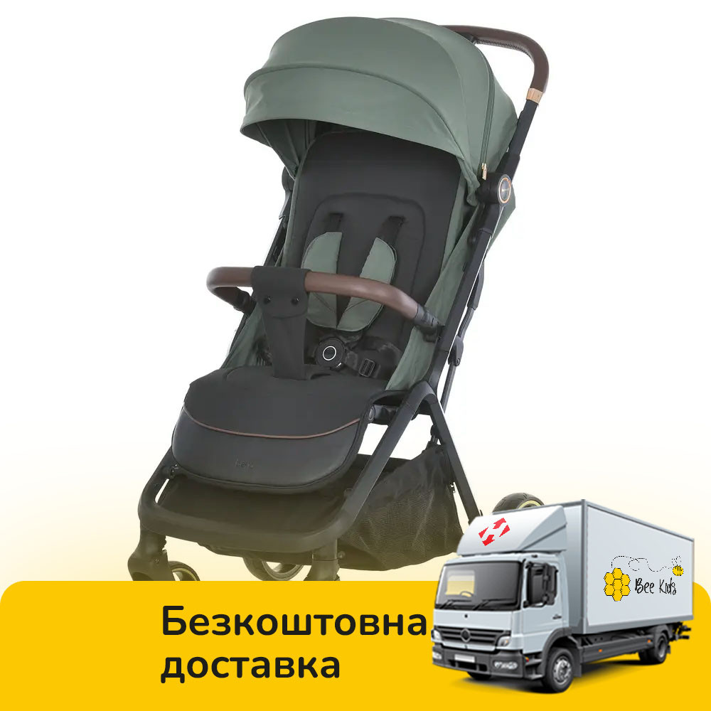 Прогулянковий візочок дитячий EL CAMINO BEYA ME 1127-G Khaki Green Хакі, фото 1