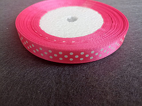 Стрічка атласна в горошок 1см (23м)