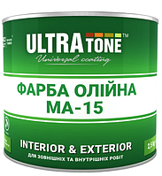 Краска Масляная «ULTRAtone» МА-15 Салатовая
