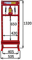 Гидравлический пресс Carmax MT01126 12Тонн