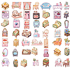 Вінілові стікери з милими ілюстраціями елементів інтер'єру, фото 3