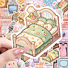 Вінілові стікери з милими ілюстраціями елементів інтер'єру, фото 8