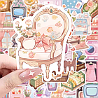 Вінілові стікери з милими ілюстраціями елементів інтер'єру, фото 9