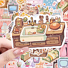 Вінілові стікери з милими ілюстраціями елементів інтер'єру, фото 5