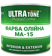 Краска Масляная «ULTRAtone» МА-15 Светло-зелёная