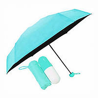 Капсульный зонтик Карманный мини зонт Компактный зонт Зонт легкий. TG-860 Цвет: голубой