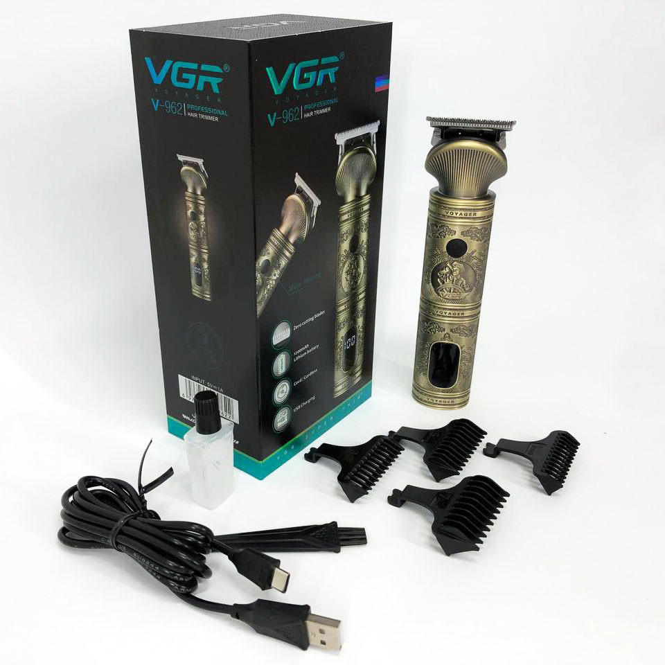 Тример для тіла чоловічий топ VGR V-962, Машинка для стрижки посіченого волосся, Тример WJ-750 для вусів