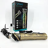 Машинка для стрижки чоловіча VGR, Бритва тример для чоловіків Бритва тример бороди GQ-33, фото 7