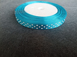 Стрічка атласна в горошок 1см (23м)