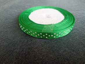 Стрічка атласна в горошок 1см (23м)