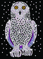 Sequin Art Набор для творчества BLUE Snowy Owl New Zruchno и Экономно