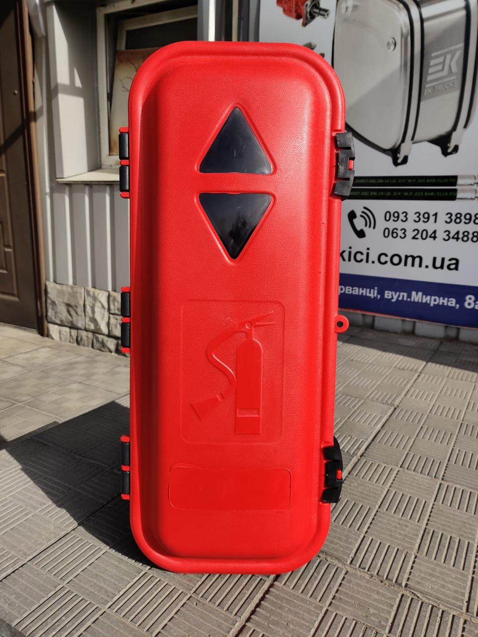 Ящик для огнетушителя АДР 6-9kg горизонтальный с резиновым уплотнителем ...