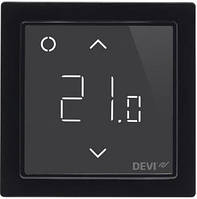 DEVI Терморегулятор DEVIreg Smart (+5+45С), Wi-Fi, 85 х 85мм, макс. 16A, черный Zruchno и Экономно