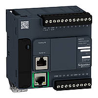 Логический контроллер Modicon M221-24IO 9DI/7RO+2AI (0-10В) RS485 + Ethernet