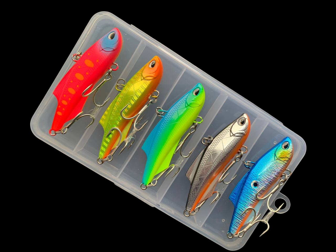 Воблер Раттлін Columbia Morethan salt vib 72s (набір 5шт+коробка), фото 1