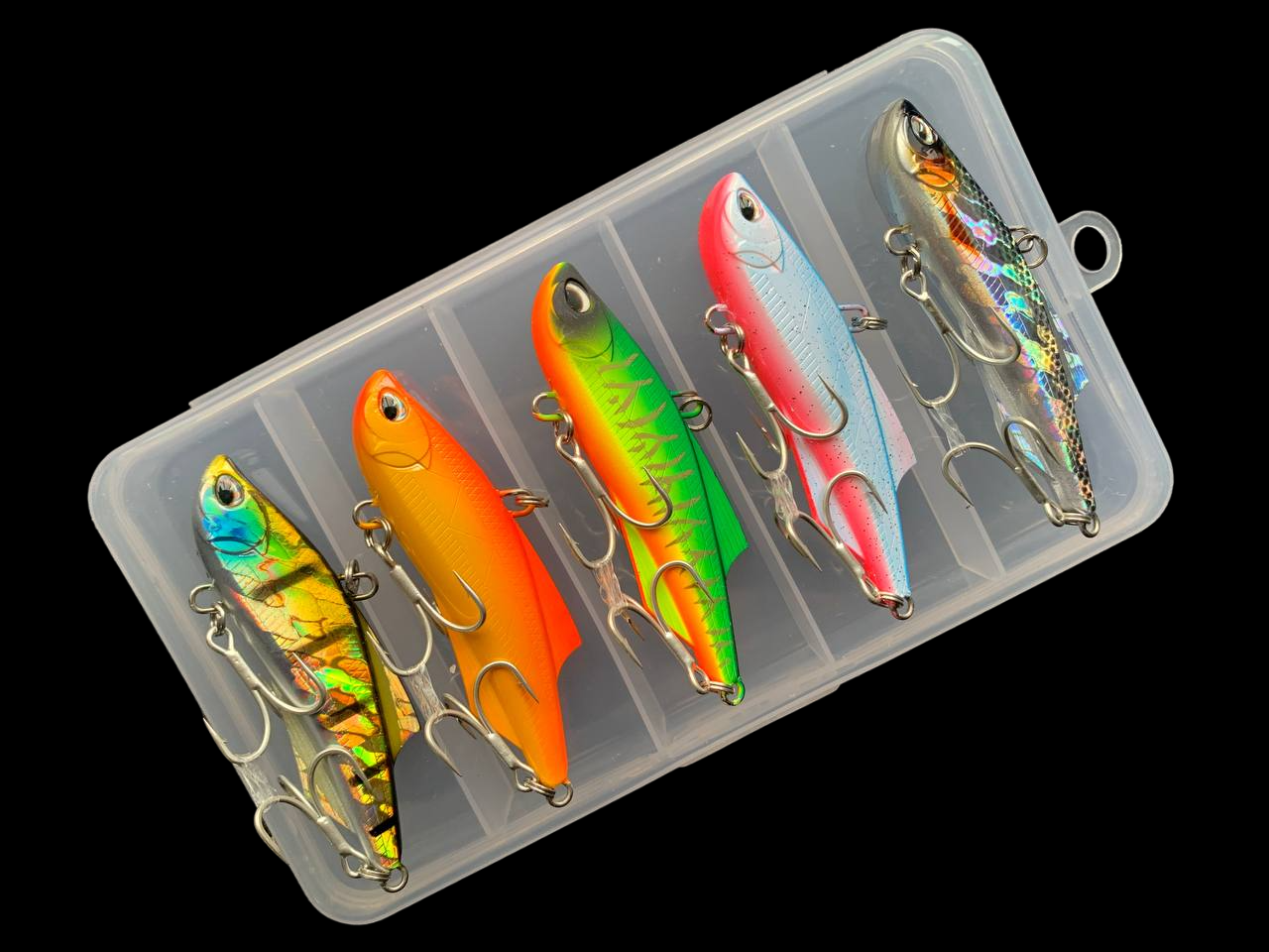 Воблер Раттлін Columbia Morethan salt vib 72s (набір 5шт+коробка), фото 1