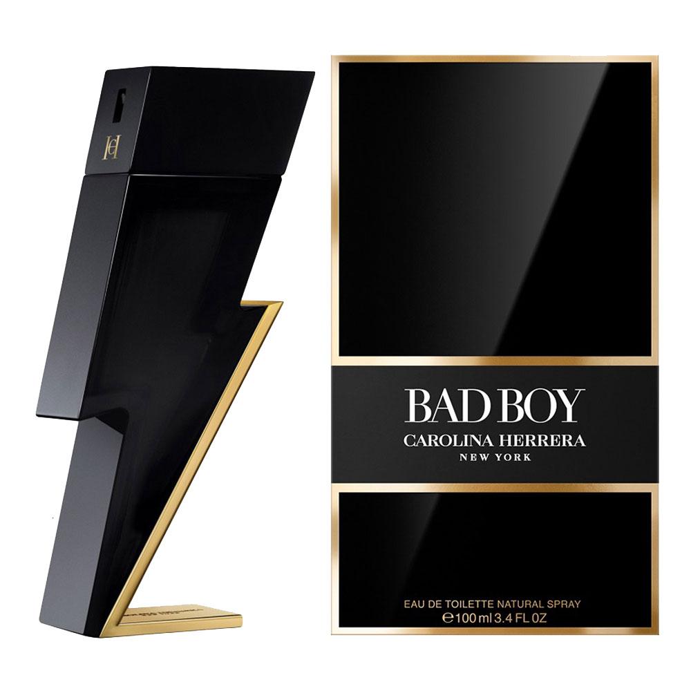 Чоловіча туалетна вода Carolina Herrera Bad Boy 100 мл (магнітна стрічка)
